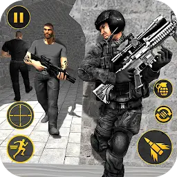 Anti-Terrorist Shooting Mission MOD APK 15.9 (God Mode, Dumb Enemy)