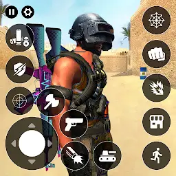 Call of Modern Gun Strike Duty MOD APK 1.6.3 (God Mode, Dumb Enemy)