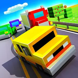 Blocky Highway MOD APK 1.2.7 (Unlimited Money)