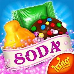 Candy Crush Soda Saga MOD APK 1.291.5 (Many Moves, Unlocked)