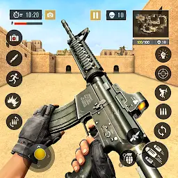 FPS Commando Shooting MOD APK 13.3.2 (One Hit, God Mode, Unlimited Money)