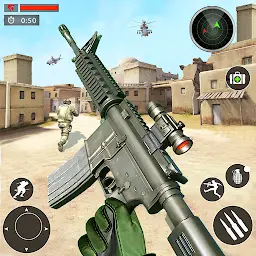 Commando Gun Shooting Games 3D MOD APK 5.0 (God Mode, Dumb Enemy)