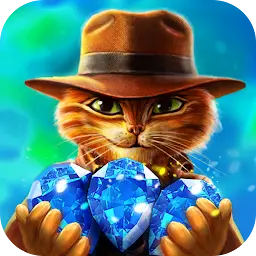 Indy Cat: Match 3 Adventure MOD APK 2.0 (Unlimited Bows)