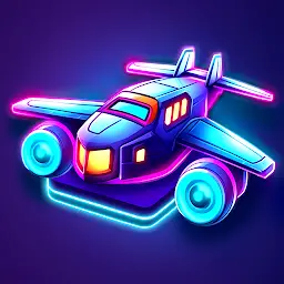 Merge Planes Neon Game Idle MOD APK 1.0.31 (Free Shopping)