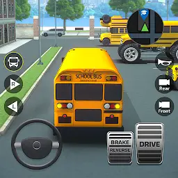 School Bus Simulator Driving MOD APK 7.3 (Unlimited Money)