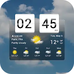 Sense Flip Clock & Weather MOD APK 8.02.1 (Premium Unlocked)
